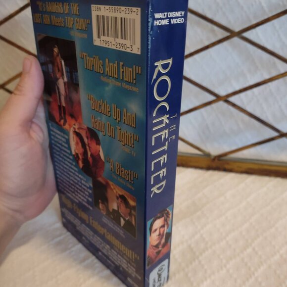 Vintage Disney Rocketeer 1991 Paper Case VHS My Favorite Martian 1999 Hard Case - Picture 4 of 13